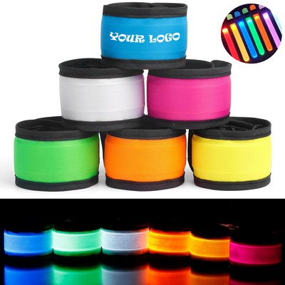 LED Light Up Band Slap Bracelet